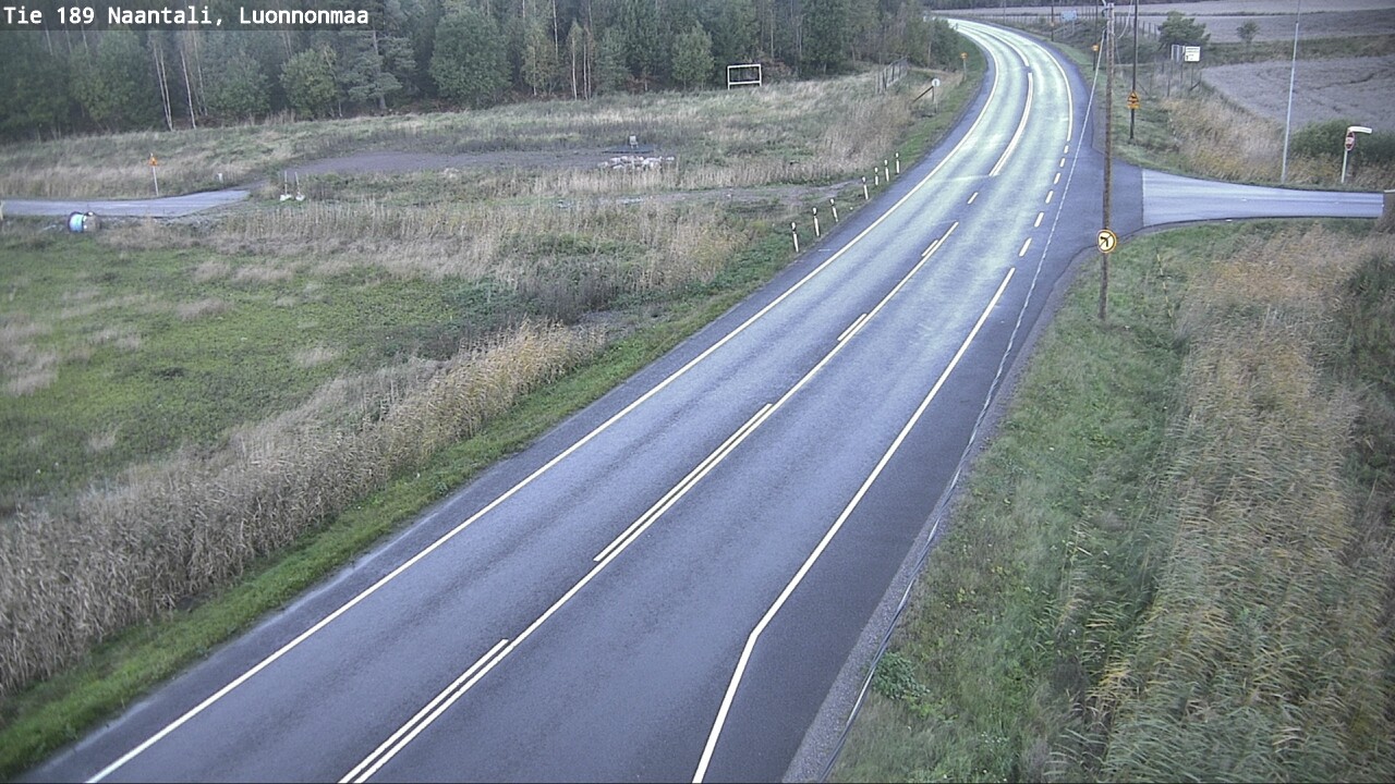 Weather Camera Image Road 189 Naantali, Luonnonmaa, Naantali, Varsinais-Suomi