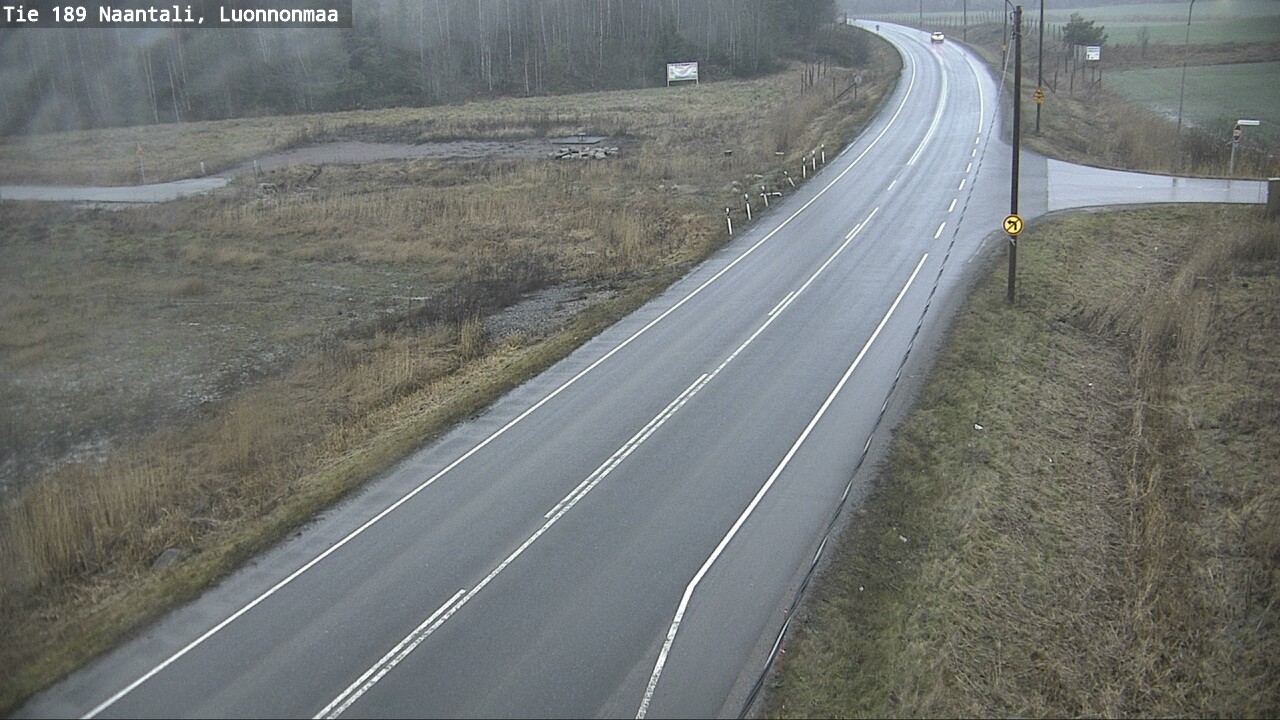 Weather Camera Image Väg 189 Nådendal, Luonnonmaa, Naantali, Varsinais-Suomi