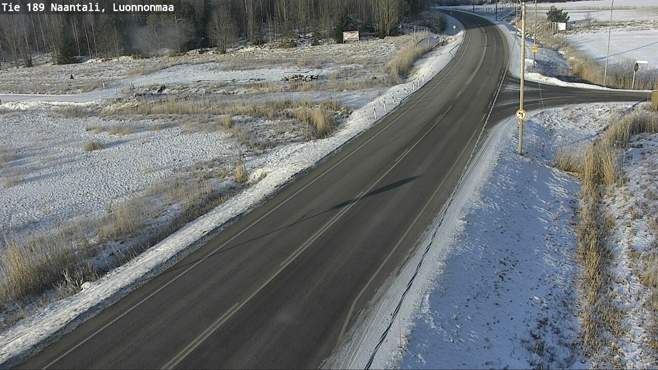 Weather Camera Image Road 189 Naantali, Luonnonmaa, Naantali, Varsinais-Suomi