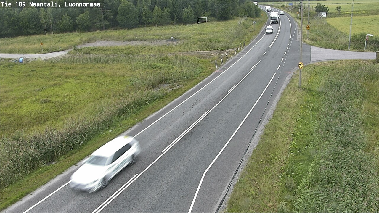 Weather Camera Image Road 189 Naantali, Luonnonmaa, Naantali, Varsinais-Suomi
