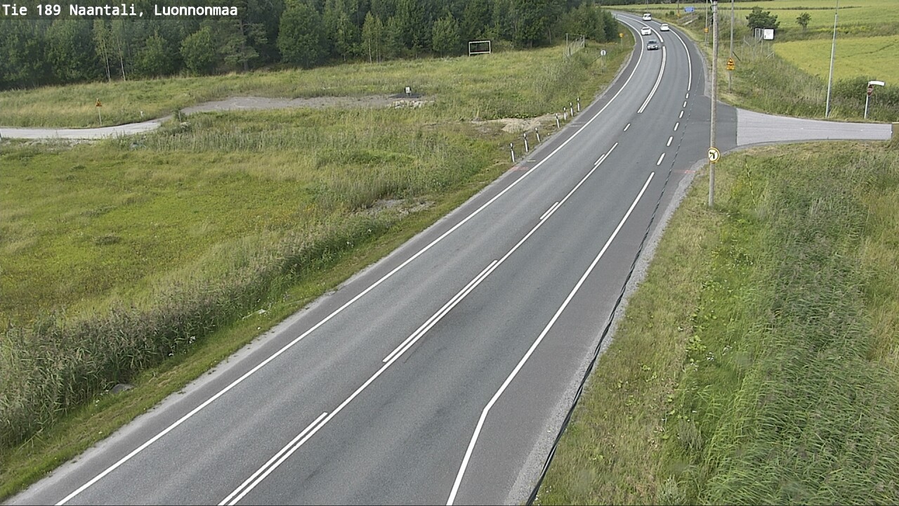 Weather Camera Image Väg 189 Nådendal, Luonnonmaa, Naantali, Varsinais-Suomi