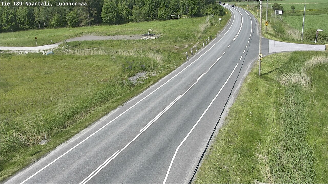 Weather Camera Image Road 189 Naantali, Luonnonmaa, Naantali, Varsinais-Suomi