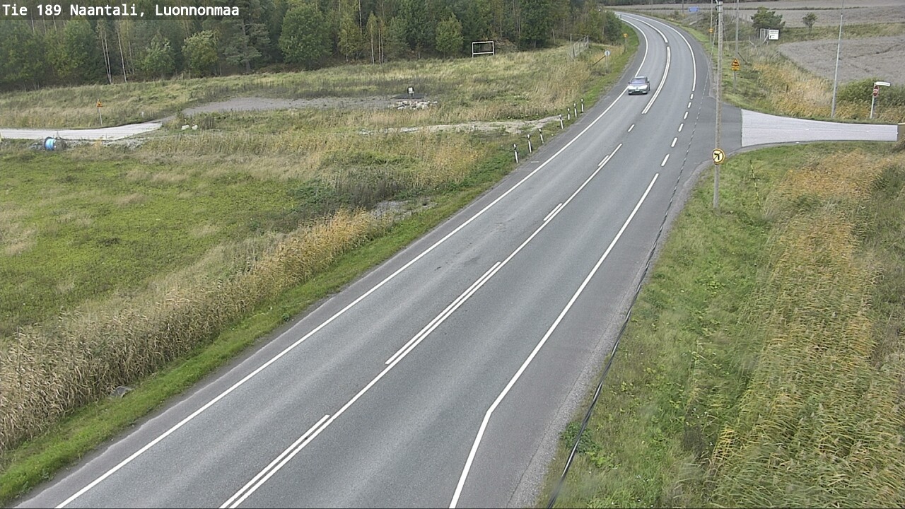 Weather Camera Image Road 189 Naantali, Luonnonmaa, Naantali, Varsinais-Suomi