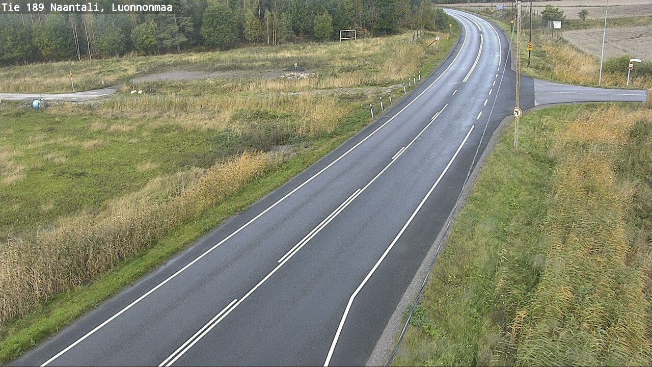 Weather Camera Image Road 189 Naantali, Luonnonmaa, Naantali, Varsinais-Suomi