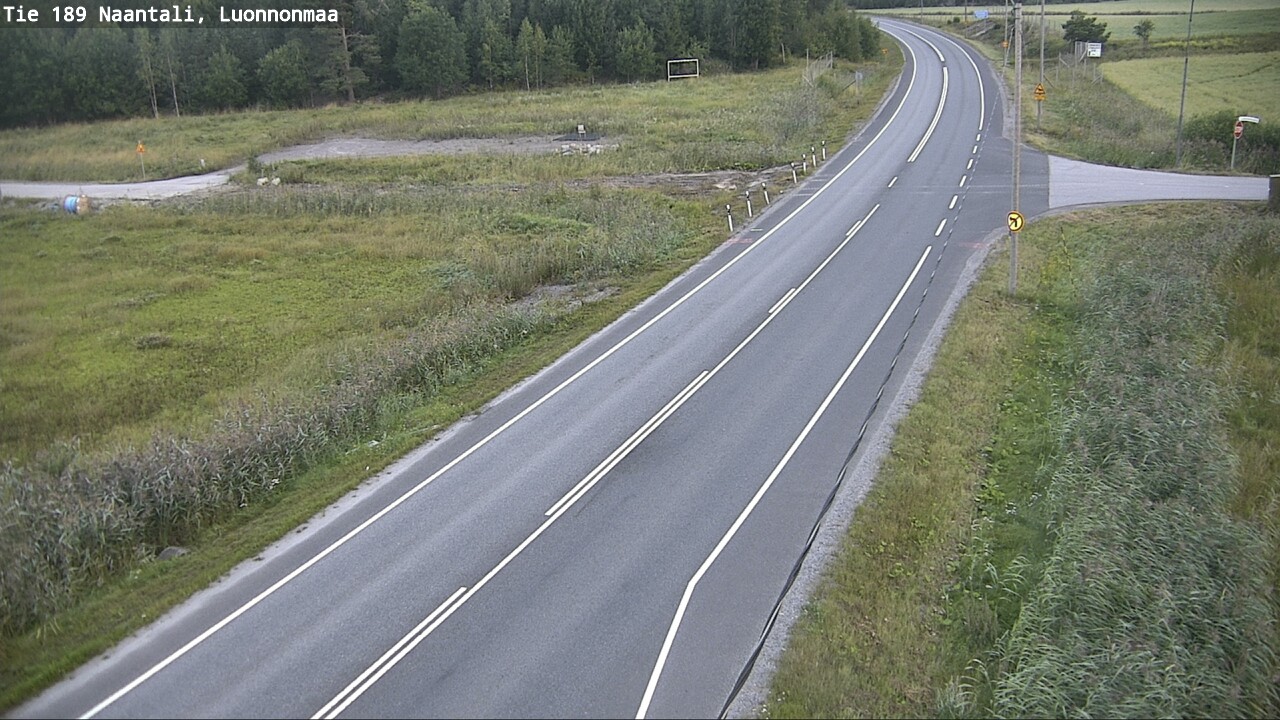 Weather Camera Image Väg 189 Nådendal, Luonnonmaa, Naantali, Varsinais-Suomi