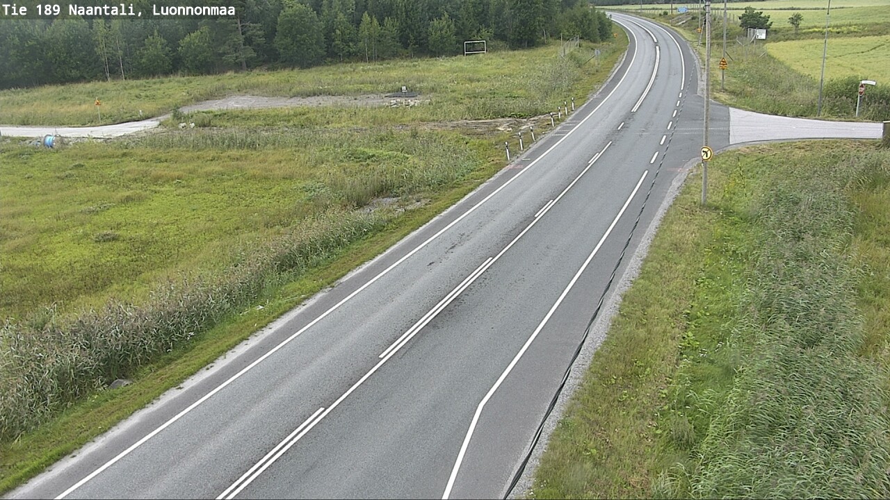 Weather Camera Image Väg 189 Nådendal, Luonnonmaa, Naantali, Varsinais-Suomi