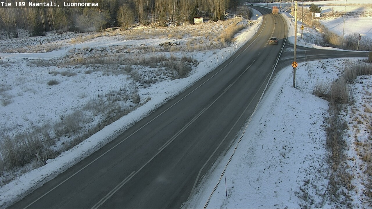 Weather Camera Image Road 189 Naantali, Luonnonmaa, Naantali, Varsinais-Suomi