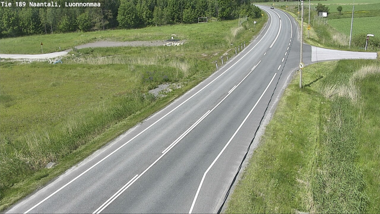 Weather Camera Image Road 189 Naantali, Luonnonmaa, Naantali, Varsinais-Suomi