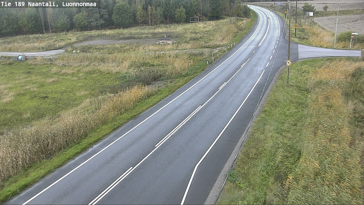 Weather Camera Image Road 189 Naantali, Luonnonmaa, Naantali, Varsinais-Suomi
