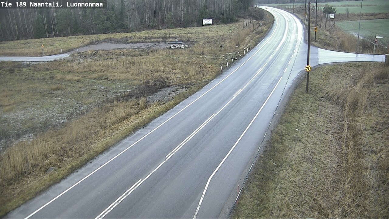 Weather Camera Image Väg 189 Nådendal, Luonnonmaa, Naantali, Varsinais-Suomi