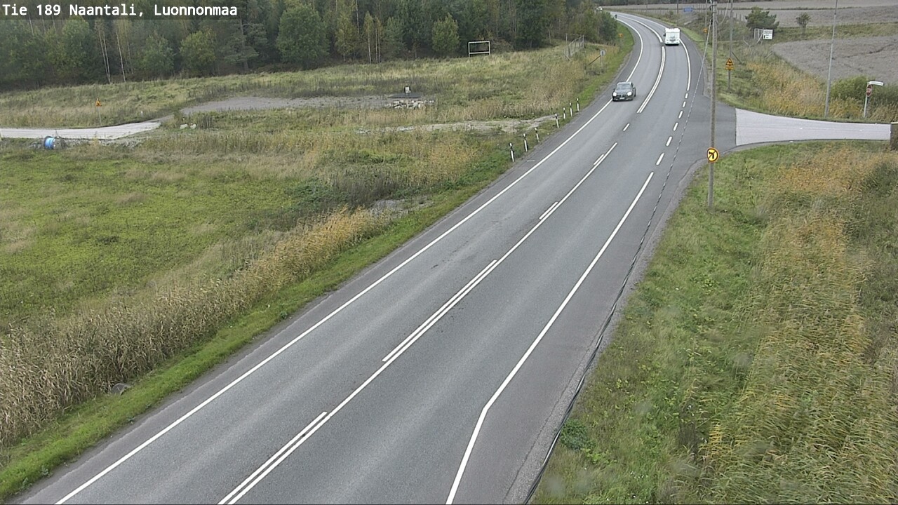 Weather Camera Image Road 189 Naantali, Luonnonmaa, Naantali, Varsinais-Suomi