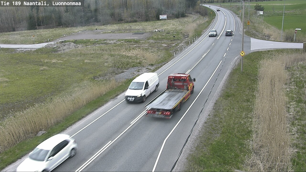 Weather Camera Image Road 189 Naantali, Luonnonmaa, Naantali, Varsinais-Suomi
