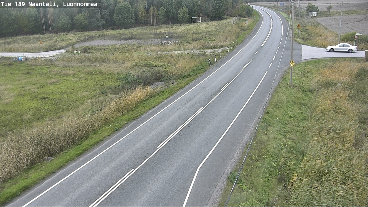 Weather Camera Image Road 189 Naantali, Luonnonmaa, Naantali, Varsinais-Suomi