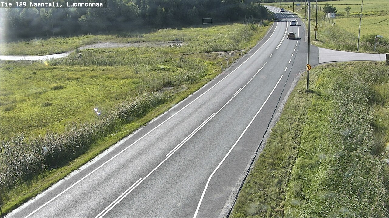 Weather Camera Image Väg 189 Nådendal, Luonnonmaa, Naantali, Varsinais-Suomi
