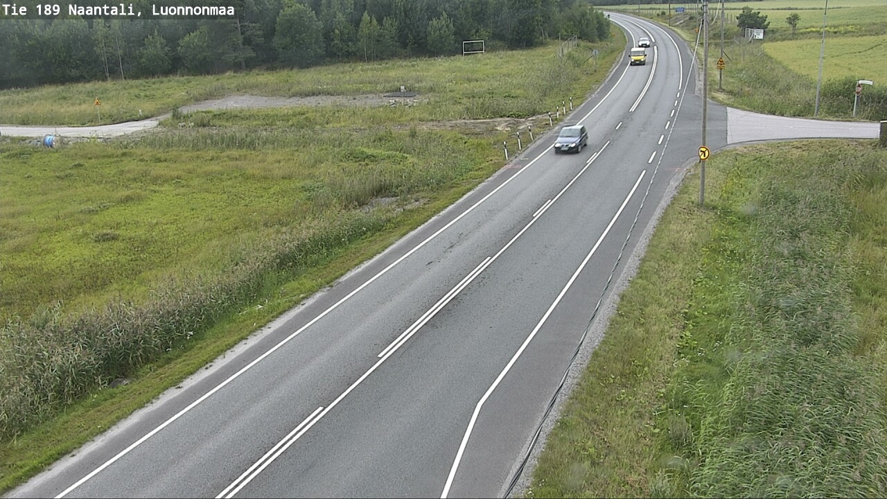 Weather Camera Image Road 189 Naantali, Luonnonmaa, Naantali, Varsinais-Suomi