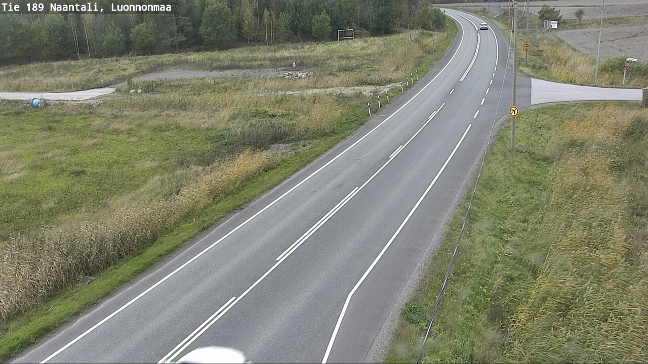 Weather Camera Image Road 189 Naantali, Luonnonmaa, Naantali, Varsinais-Suomi