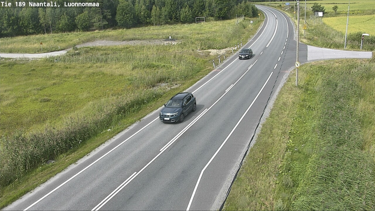 Weather Camera Image Väg 189 Nådendal, Luonnonmaa, Naantali, Varsinais-Suomi