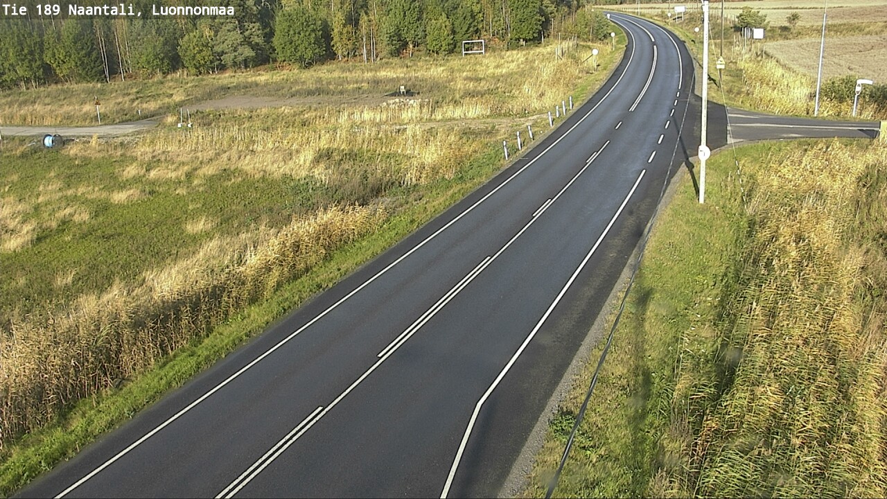 Weather Camera Image Road 189 Naantali, Luonnonmaa, Naantali, Varsinais-Suomi