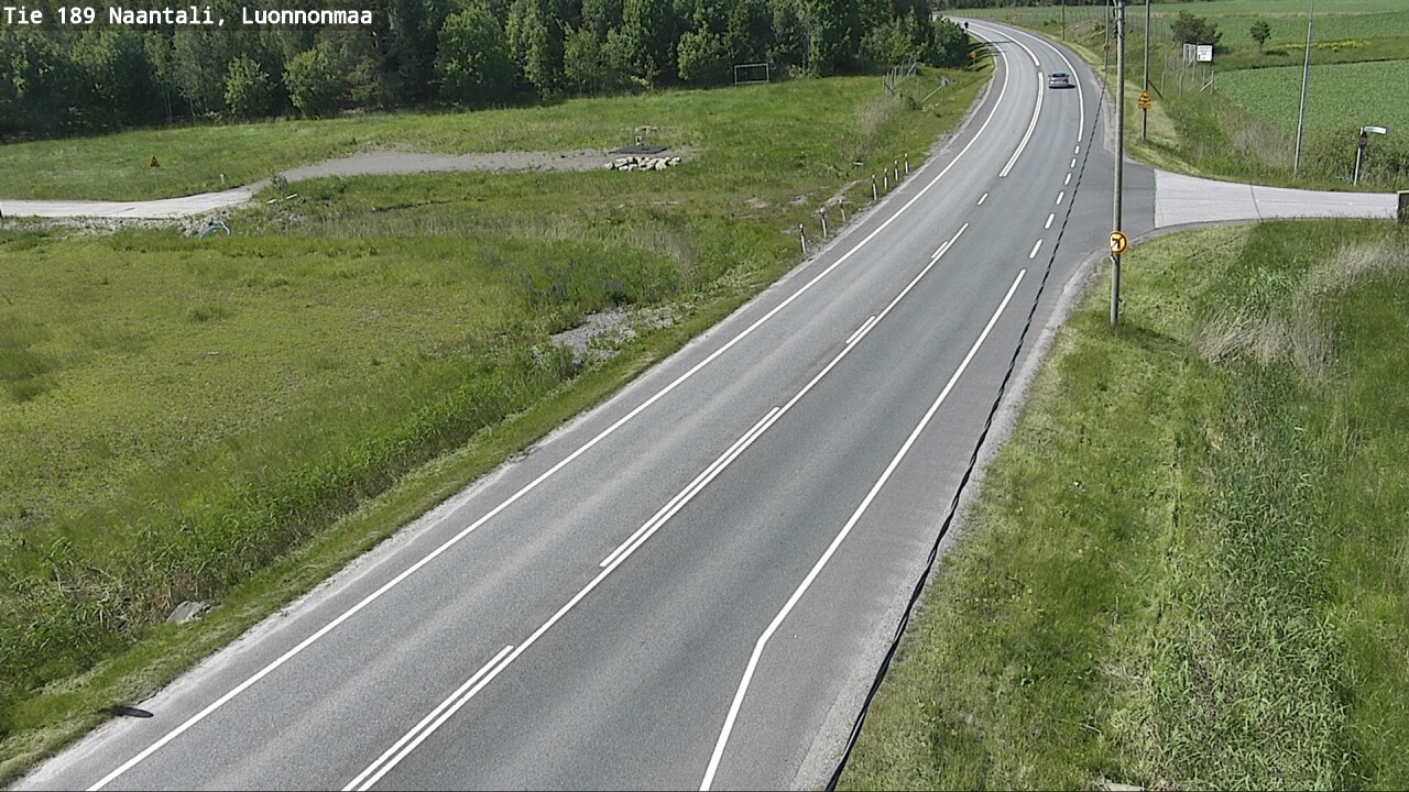 Weather Camera Image Road 189 Naantali, Luonnonmaa, Naantali, Varsinais-Suomi