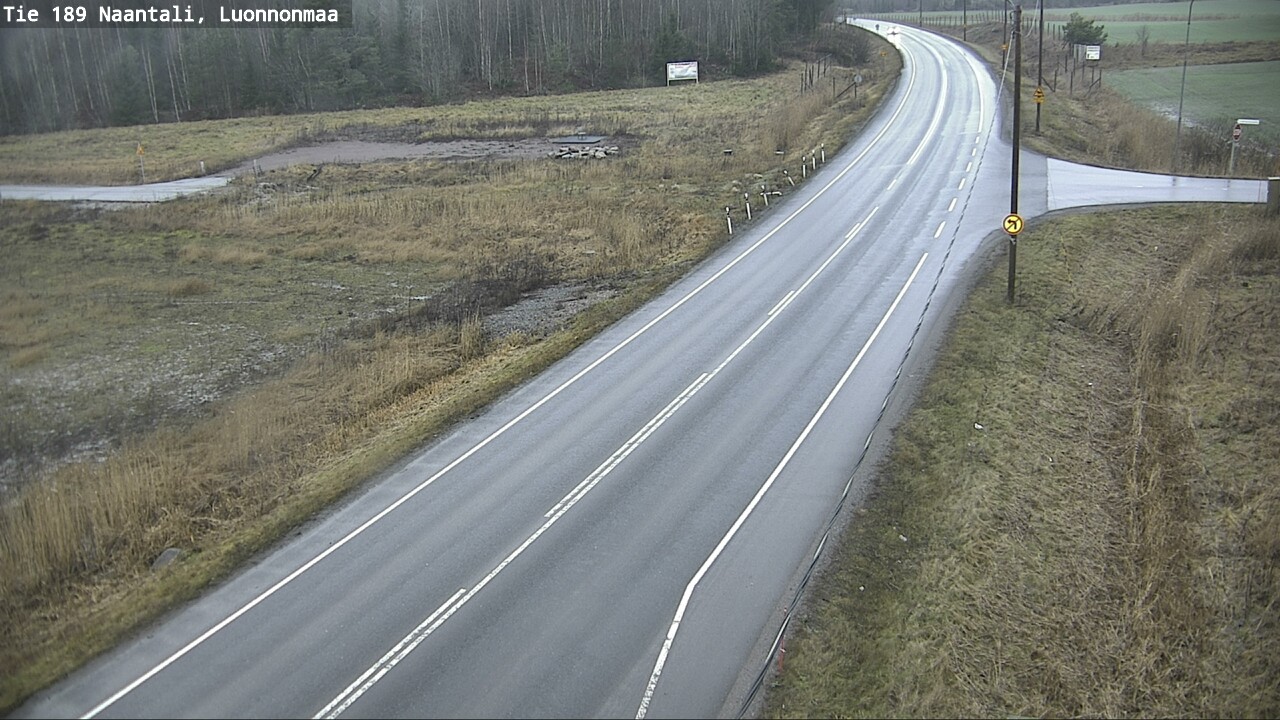 Weather Camera Image Väg 189 Nådendal, Luonnonmaa, Naantali, Varsinais-Suomi