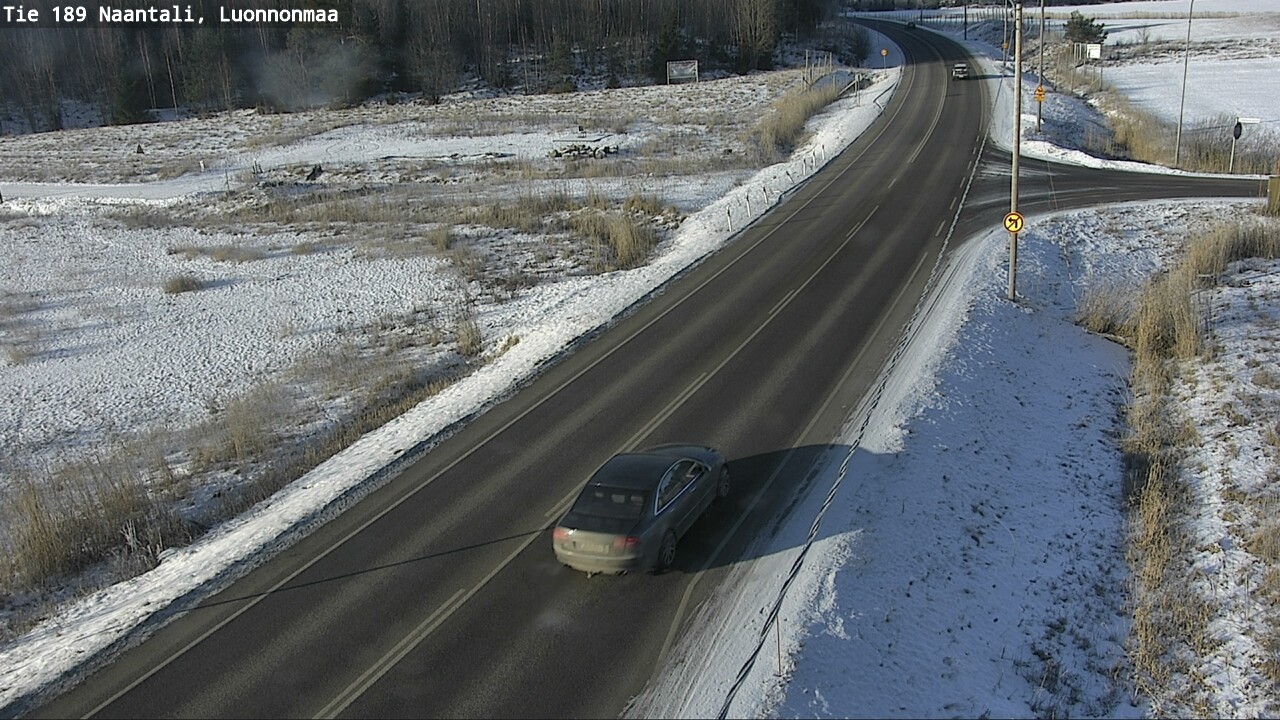 Weather Camera Image Road 189 Naantali, Luonnonmaa, Naantali, Varsinais-Suomi