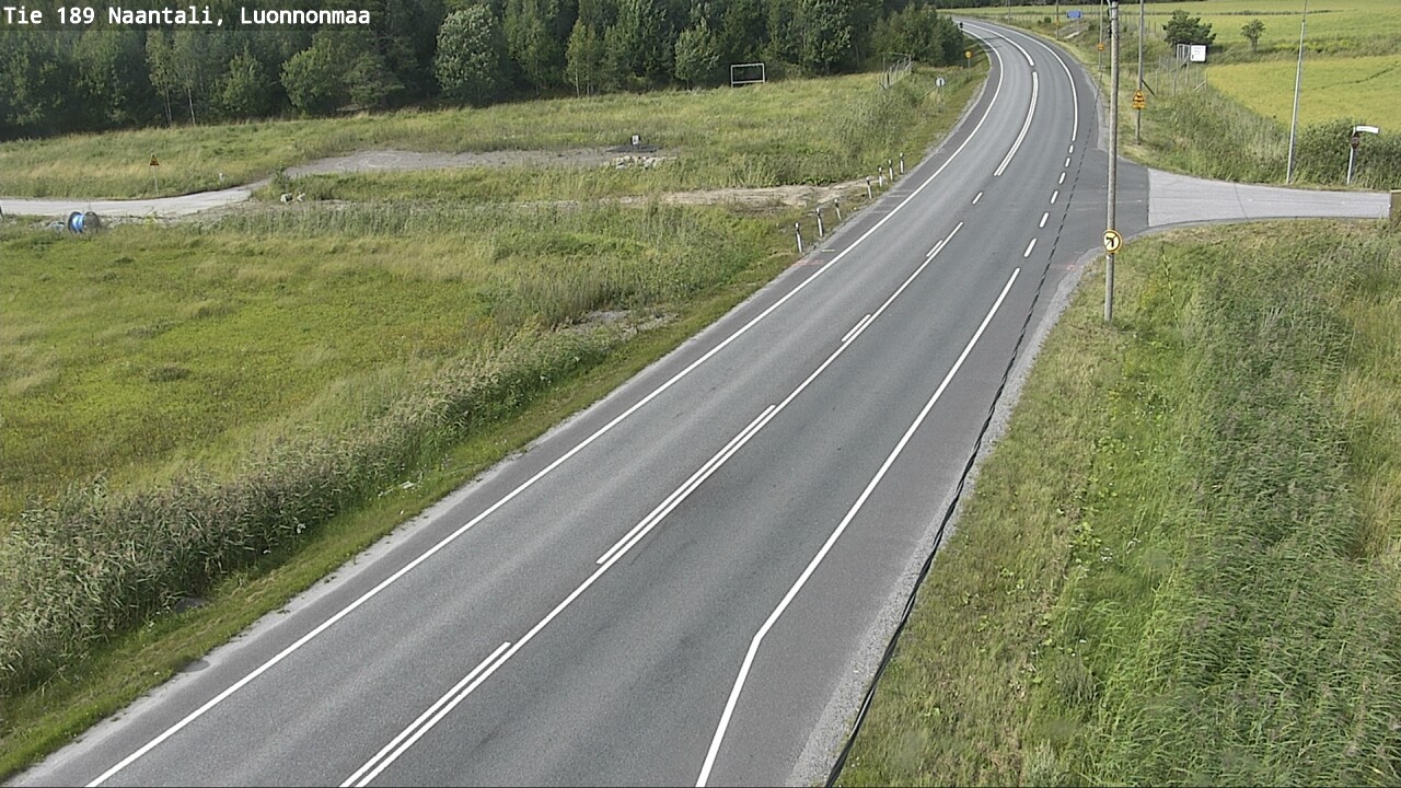Weather Camera Image Road 189 Naantali, Luonnonmaa, Naantali, Varsinais-Suomi