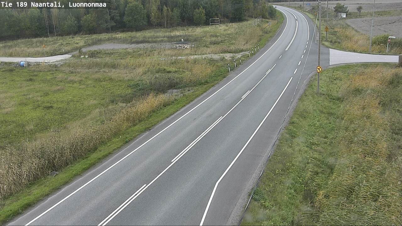 Weather Camera Image Road 189 Naantali, Luonnonmaa, Naantali, Varsinais-Suomi
