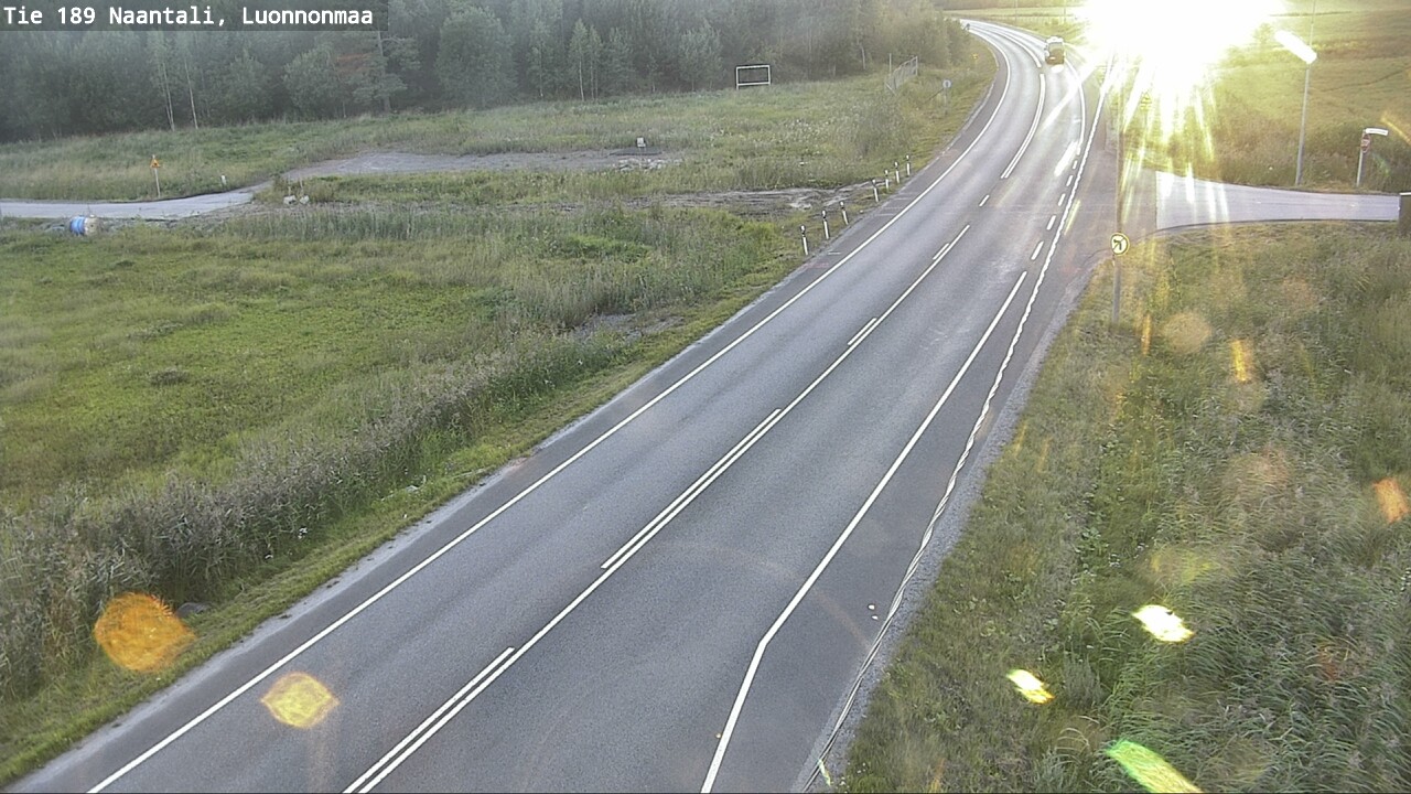 Weather Camera Image Väg 189 Nådendal, Luonnonmaa, Naantali, Varsinais-Suomi