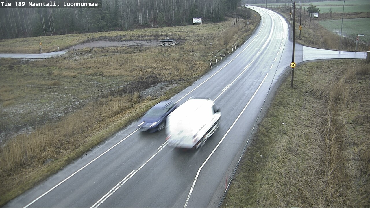 Weather Camera Image Väg 189 Nådendal, Luonnonmaa, Naantali, Varsinais-Suomi