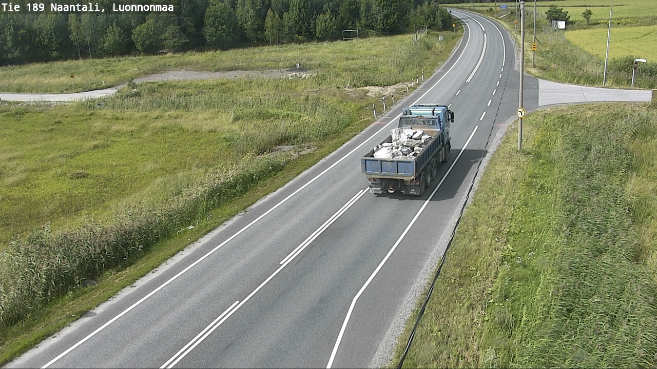 Weather Camera Image Väg 189 Nådendal, Luonnonmaa, Naantali, Varsinais-Suomi