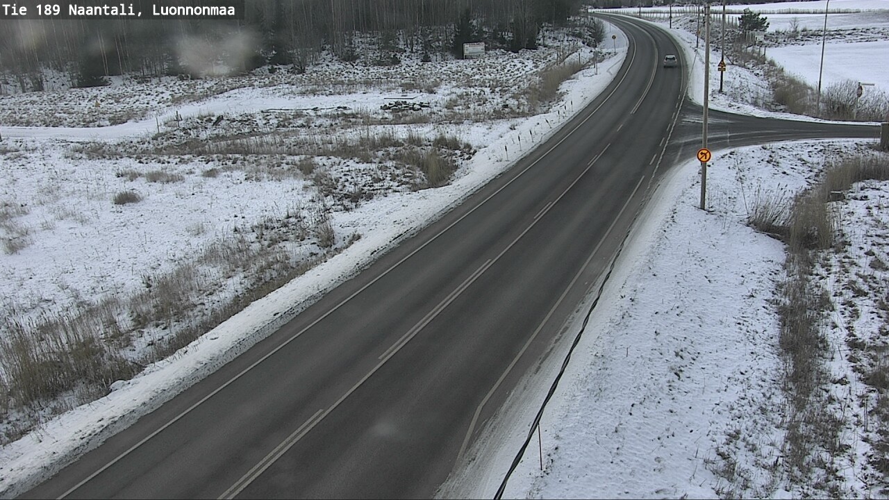 Weather Camera Image Road 189 Naantali, Luonnonmaa, Naantali, Varsinais-Suomi