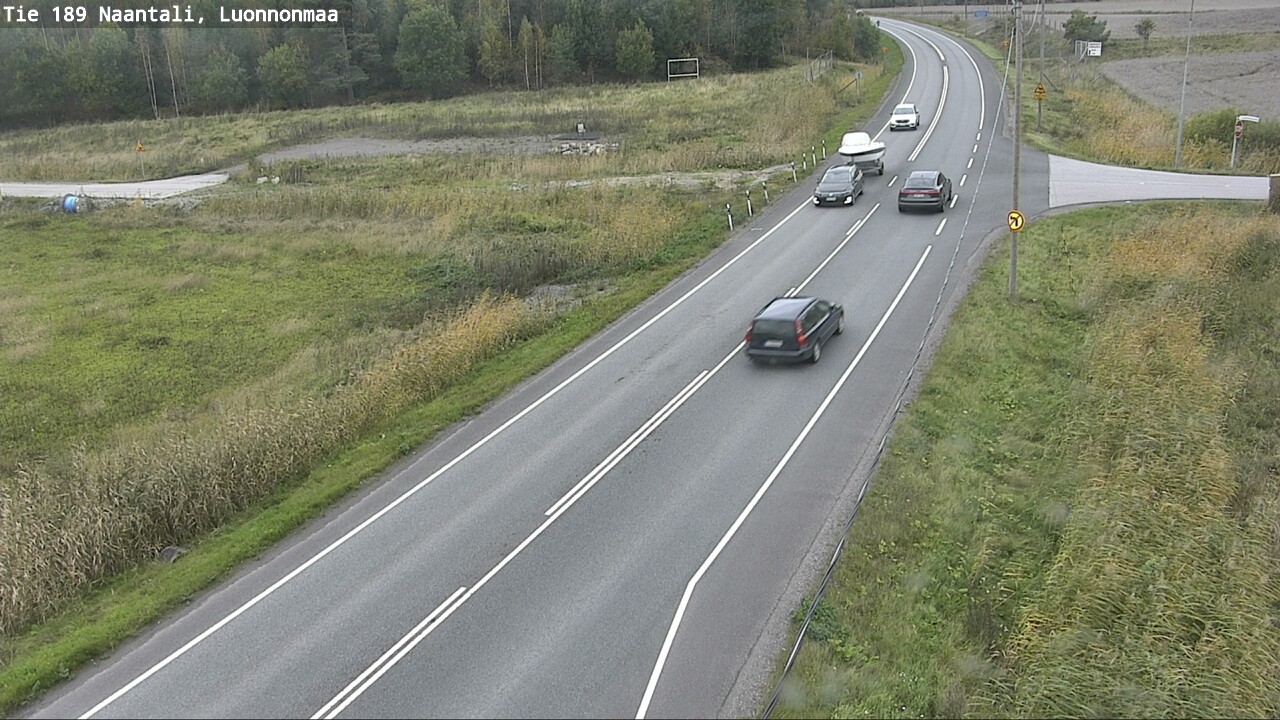 Weather Camera Image Road 189 Naantali, Luonnonmaa, Naantali, Varsinais-Suomi
