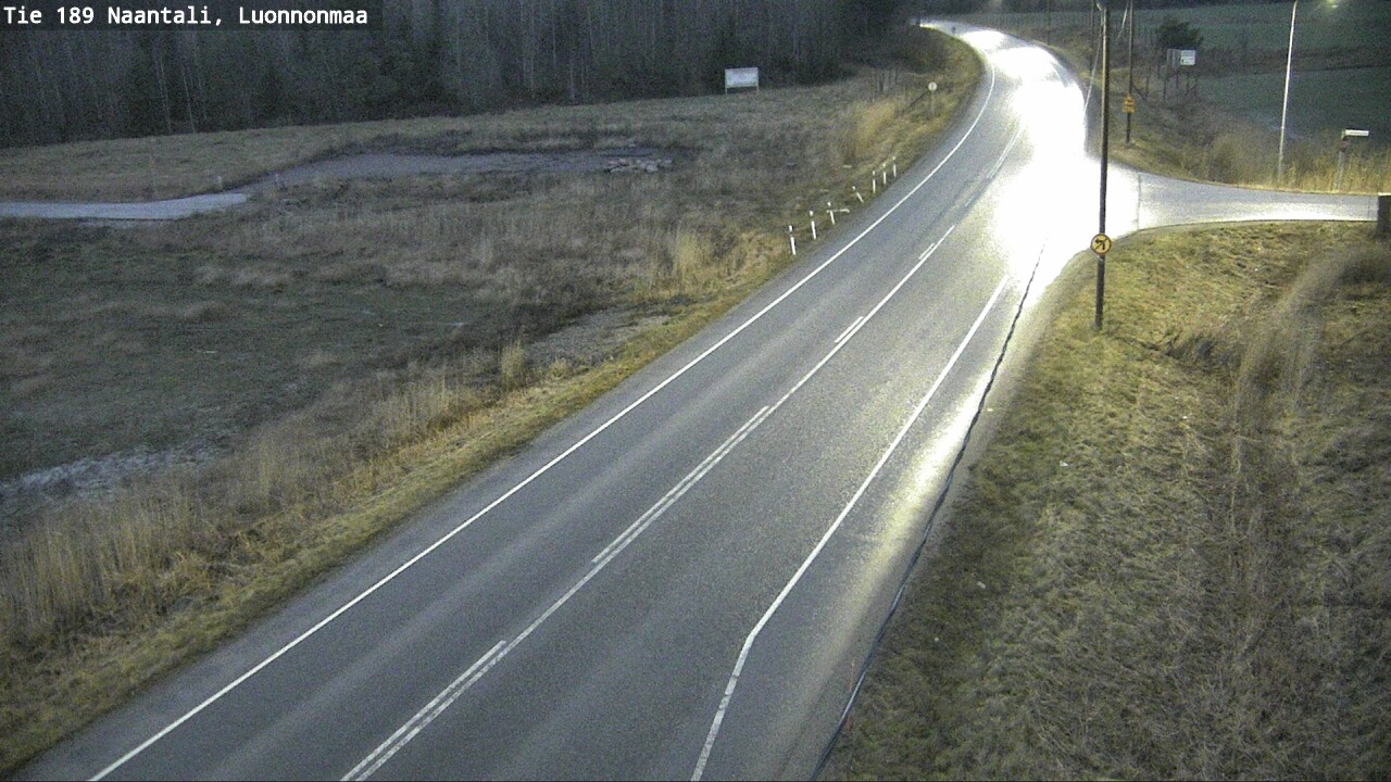 Weather Camera Image Väg 189 Nådendal, Luonnonmaa, Naantali, Varsinais-Suomi