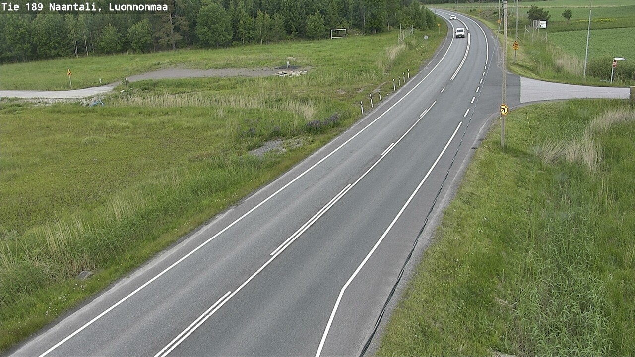 Weather Camera Image Road 189 Naantali, Luonnonmaa, Naantali, Varsinais-Suomi