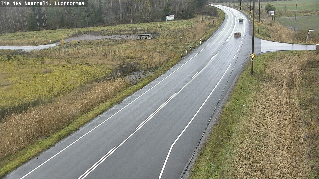Weather Camera Image Väg 189 Nådendal, Luonnonmaa, Naantali, Varsinais-Suomi