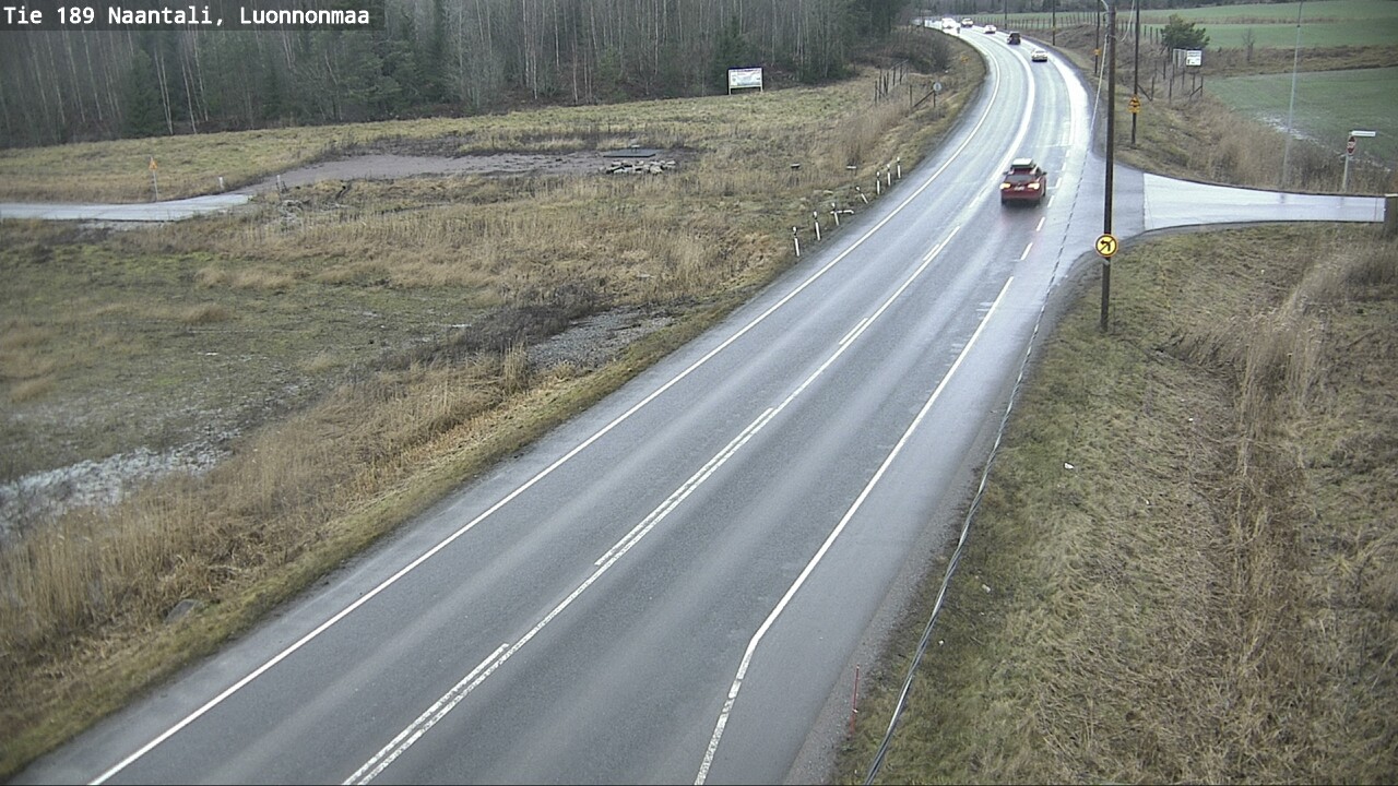 Weather Camera Image Väg 189 Nådendal, Luonnonmaa, Naantali, Varsinais-Suomi