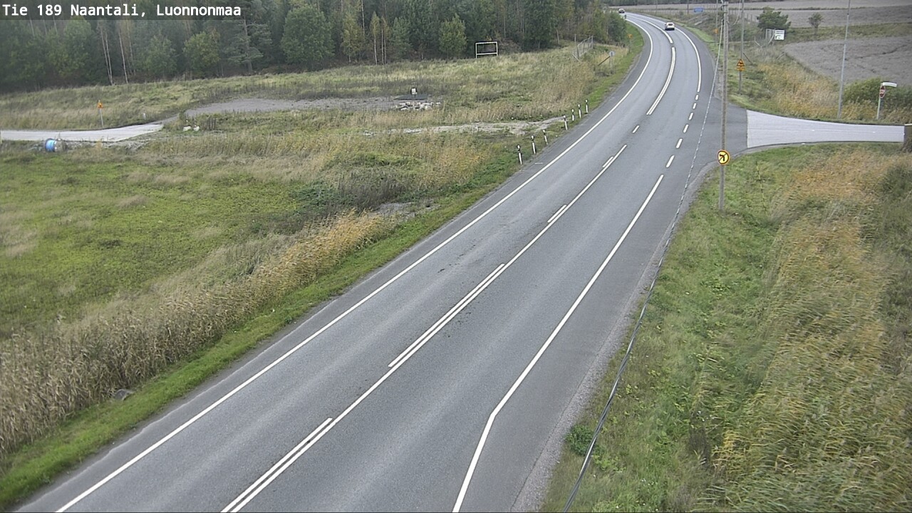 Weather Camera Image Road 189 Naantali, Luonnonmaa, Naantali, Varsinais-Suomi
