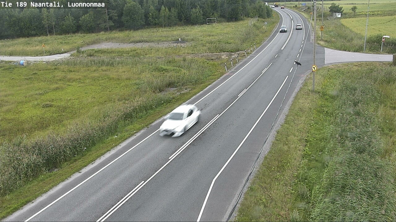 Weather Camera Image Road 189 Naantali, Luonnonmaa, Naantali, Varsinais-Suomi