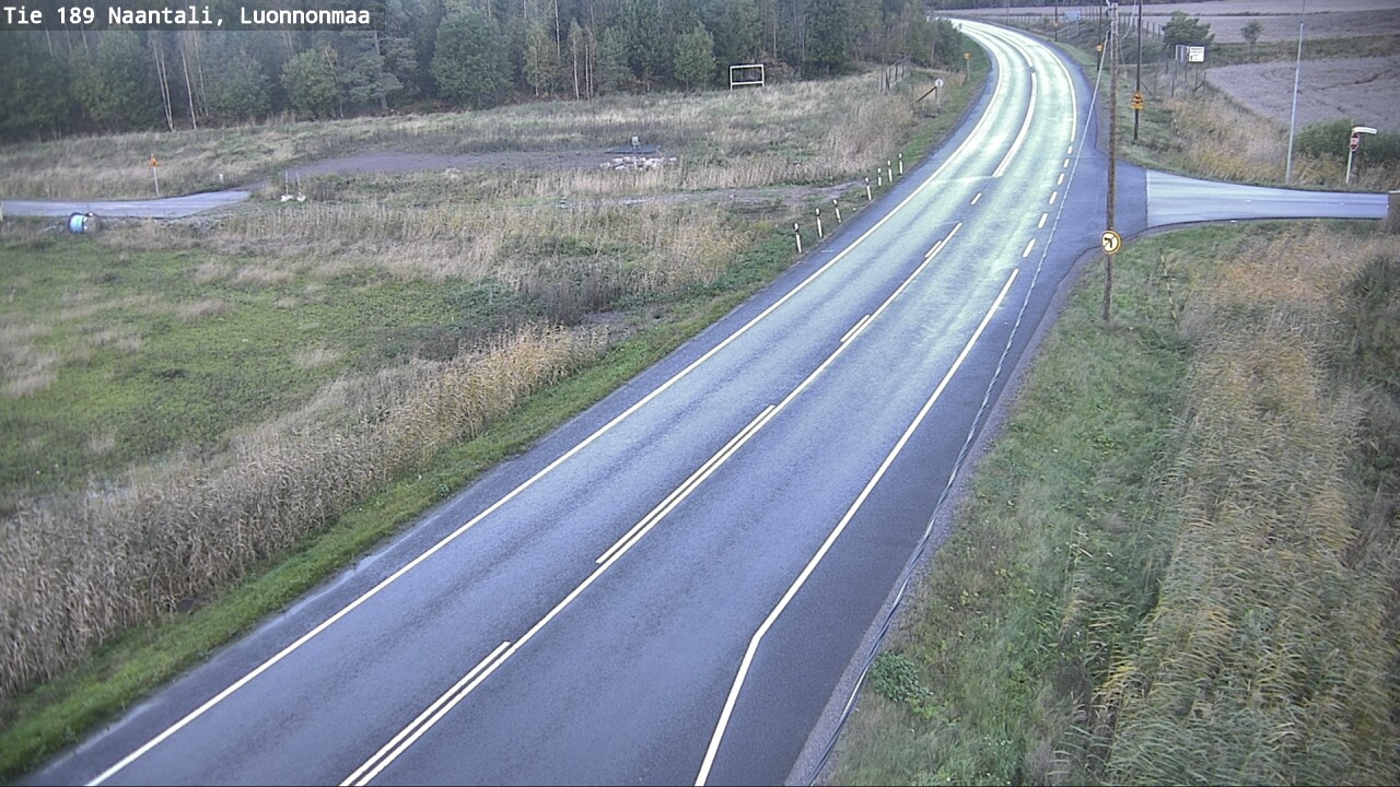 Weather Camera Image Road 189 Naantali, Luonnonmaa, Naantali, Varsinais-Suomi