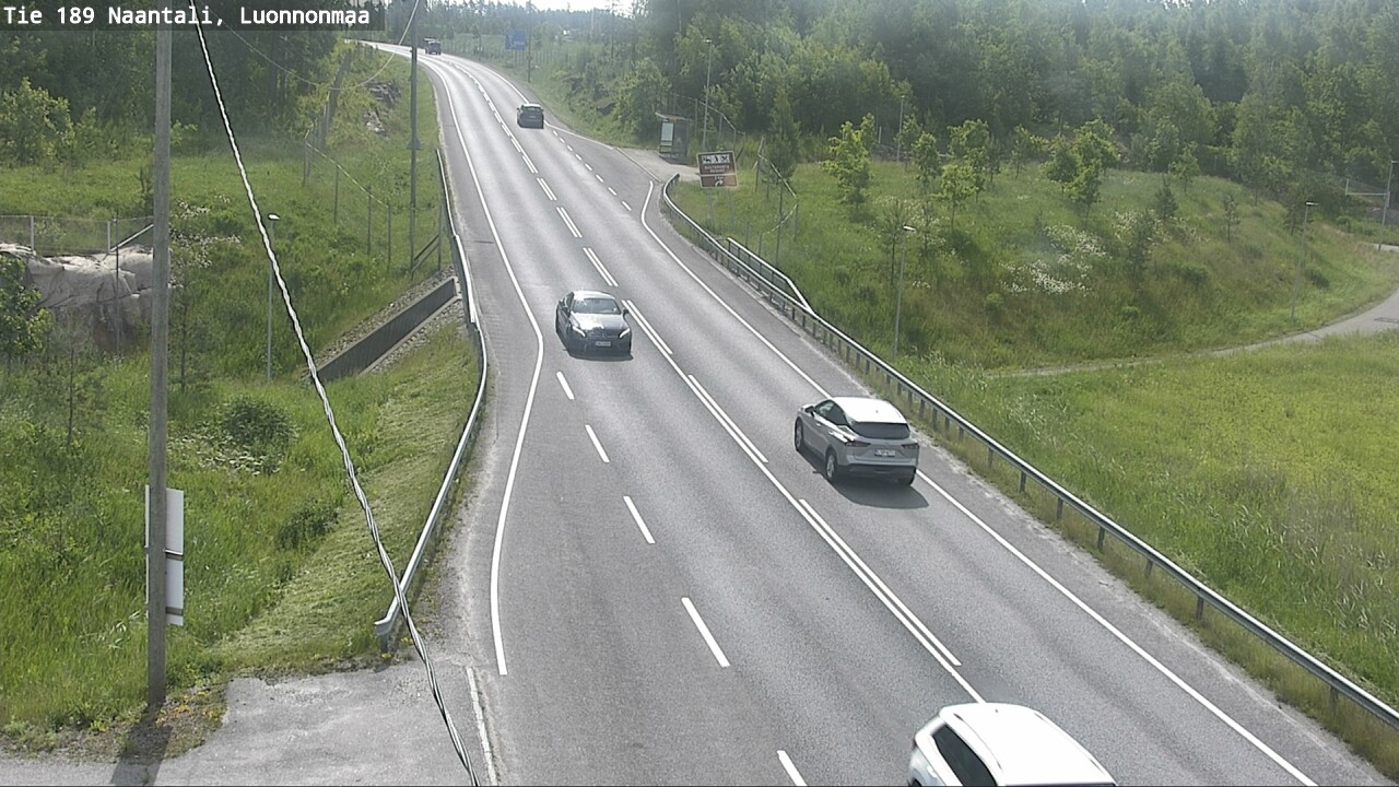 Weather Camera Image Väg 189 Nådendal, Luonnonmaa, Naantali, Varsinais-Suomi