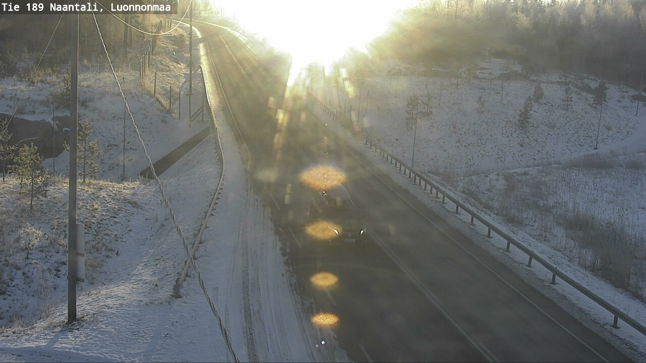 Weather Camera Image Väg 189 Nådendal, Luonnonmaa, Naantali, Varsinais-Suomi