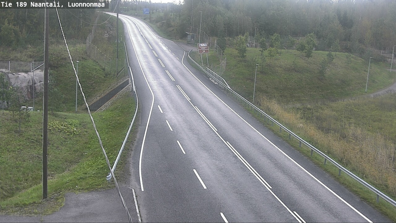 Weather Camera Image Road 189 Naantali, Luonnonmaa, Naantali, Varsinais-Suomi