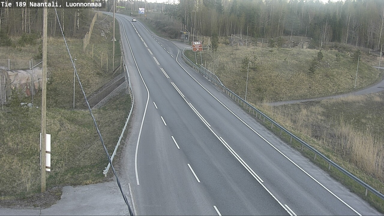 Weather Camera Image Väg 189 Nådendal, Luonnonmaa, Naantali, Varsinais-Suomi