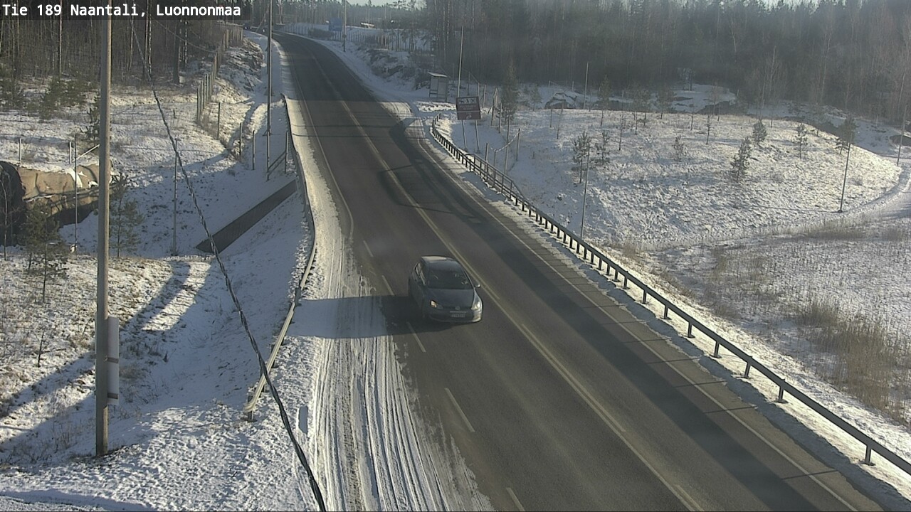 Weather Camera Image Road 189 Naantali, Luonnonmaa, Naantali, Varsinais-Suomi
