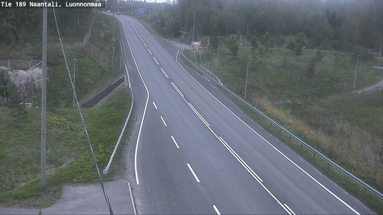 Weather Camera Image Road 189 Naantali, Luonnonmaa, Naantali, Varsinais-Suomi