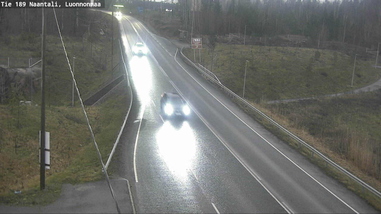 Weather Camera Image Väg 189 Nådendal, Luonnonmaa, Naantali, Varsinais-Suomi