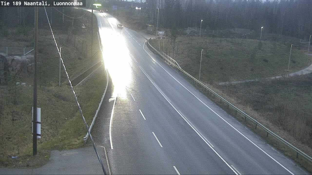Weather Camera Image Väg 189 Nådendal, Luonnonmaa, Naantali, Varsinais-Suomi