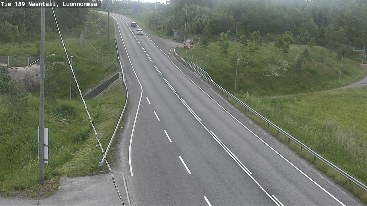Weather Camera Image Väg 189 Nådendal, Luonnonmaa, Naantali, Varsinais-Suomi