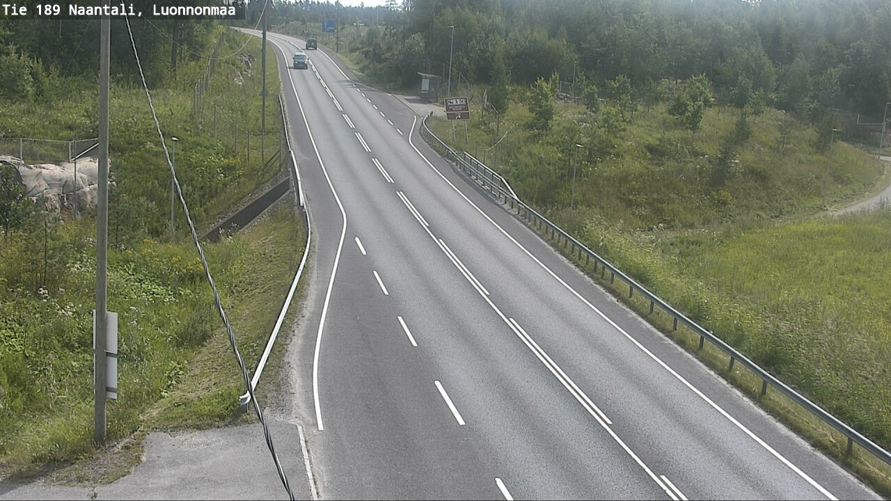 Weather Camera Image Road 189 Naantali, Luonnonmaa, Naantali, Varsinais-Suomi