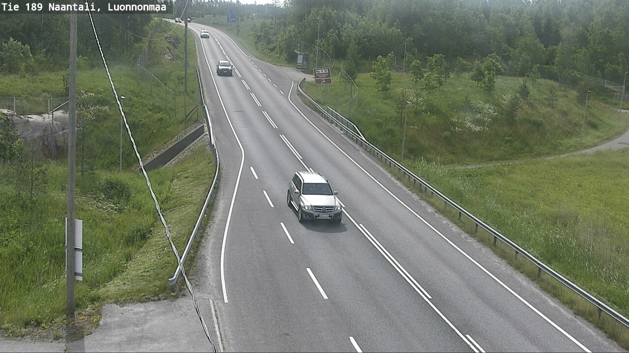 Weather Camera Image Väg 189 Nådendal, Luonnonmaa, Naantali, Varsinais-Suomi